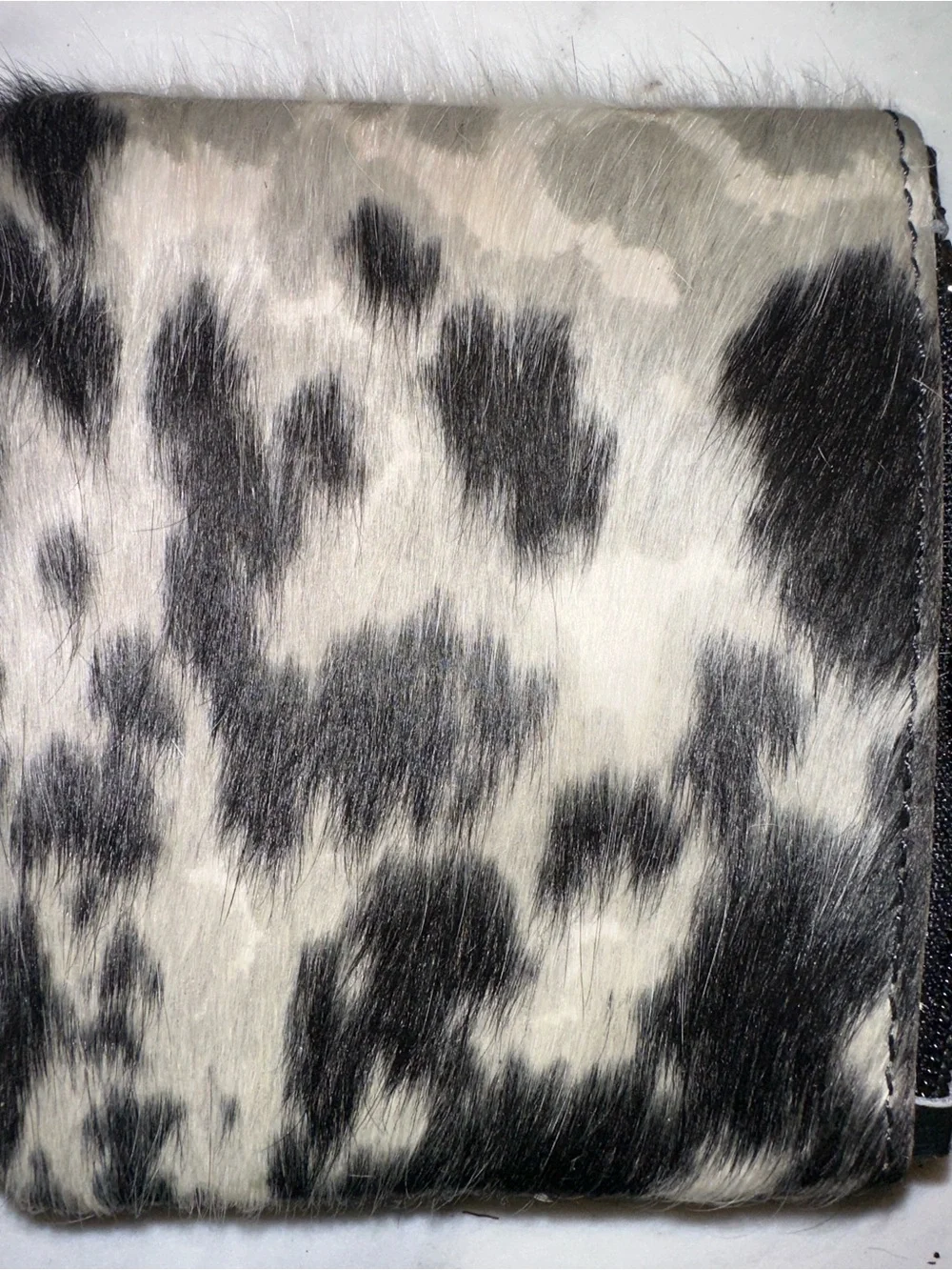 New Western genuine COWHIDE HAIR ON HIDE Wristlet purse wallet Longhorn country - Picture 6 of 6